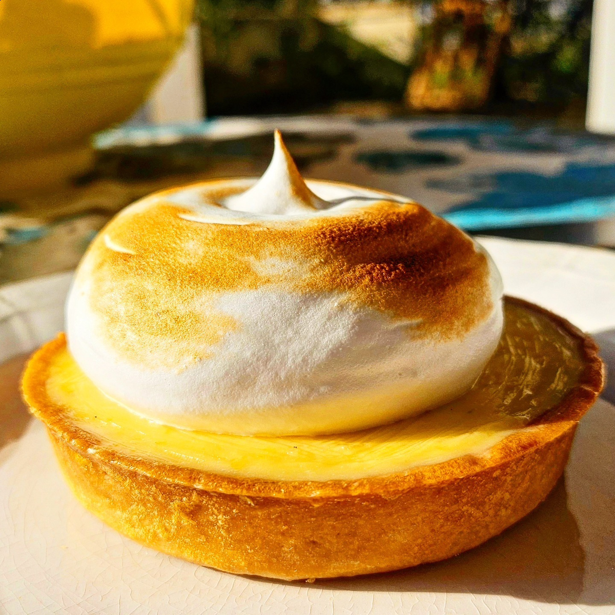 Мой лимонный тарт с французской меренгой