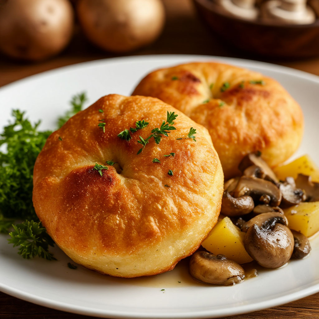 Беляши с картошкой и грибами