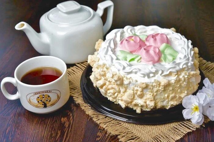 Торт «Яблонька» по оригинальному рецепту из СССР. Обложка © VK / Домашняя кухня. Вкусно, просто и с любовью.