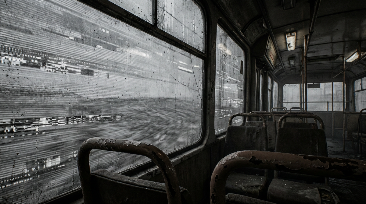 Из окон открывается странный вид