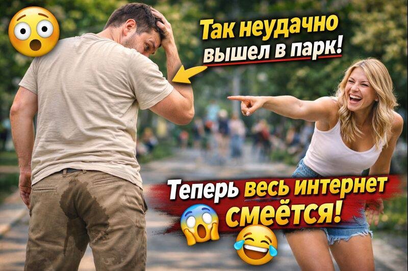 🤣 Смех на весь парк! Девушки показывают пальцем, а мужчина в полном шоке 🌳😬