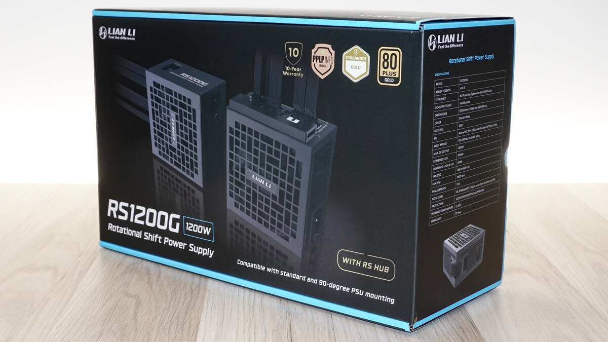 Комплектация Lian Li RS1200G ATX 3.1