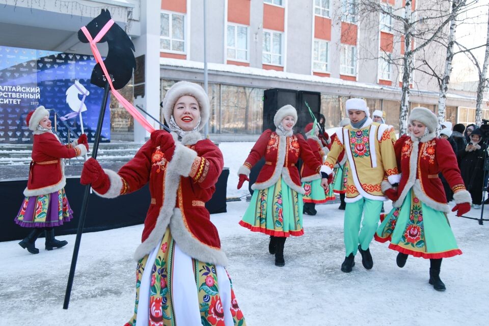    Татьянин день в Барнауле. 2025 год. Источник: Олег Укладов