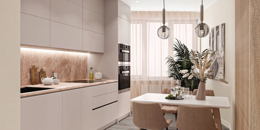 Ремонт не потребуется долгие годы🔥: двушка 73 м² в светлых тонах с универсальным интерьером