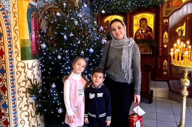    В церковь Кристина Александровна приводит и своих детей. Фото: Из личного архива/ Кристина Горбунова
