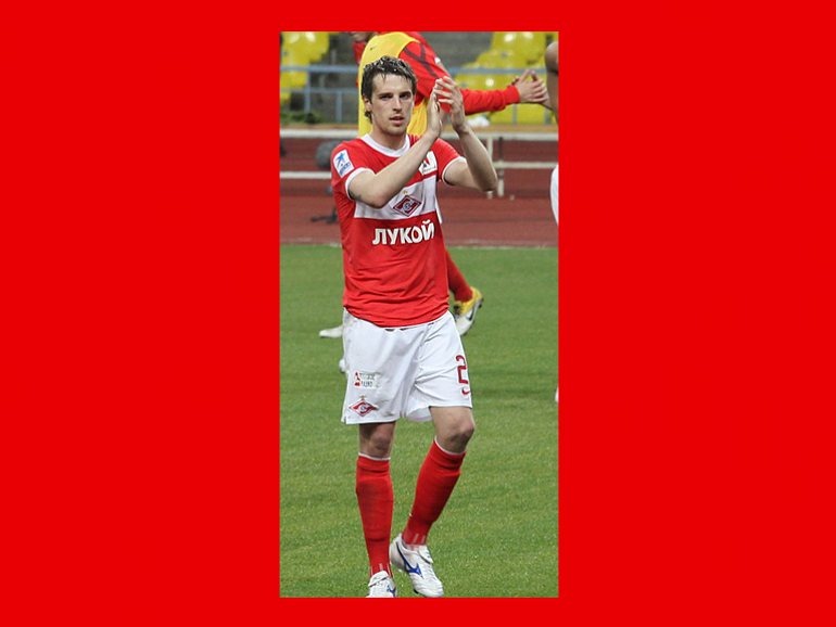 Кирилл Комбаров в Спартаке. Выступал за клуб с 2010 по 2016 годы 