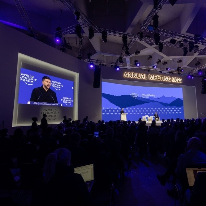 Выступление Владимира Зеленского в Давосе