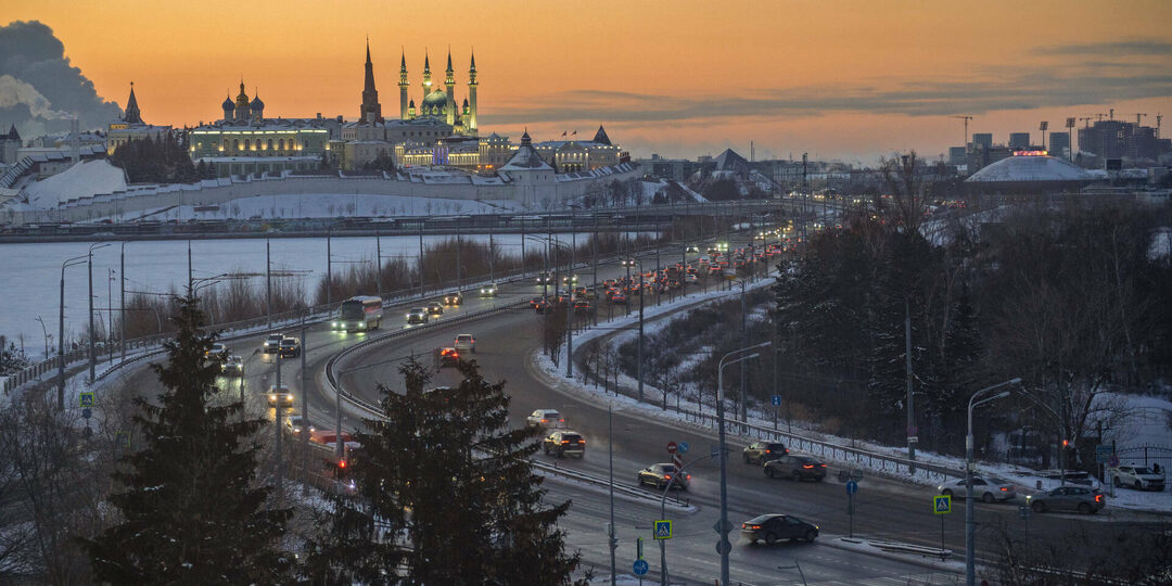 В Татарстане 24 января ожидается до −23°C днем, на дорогах – гололедица