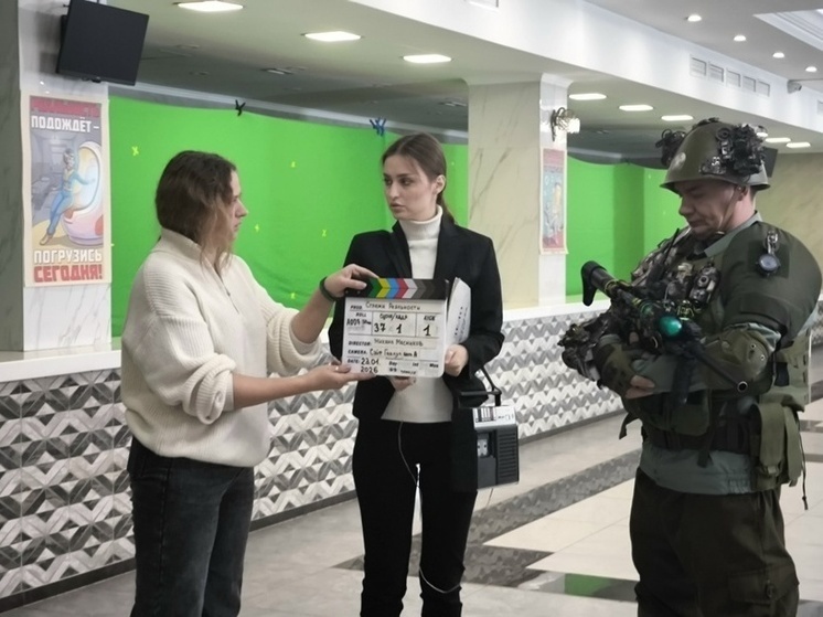     В Русском театре Хакасии отсняли пилотный эпизод комедийного сериала. Фото: пресс-служба Минкультуры РХ