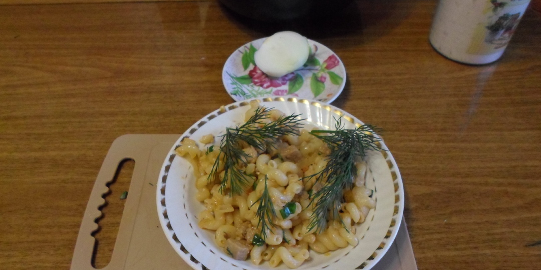 Макароны по флотский в мультиварке