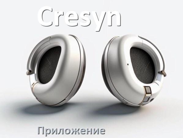 
Программа для наушников Cresyn и приложение для подключения и настройки