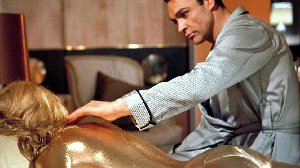 Кадр из фильма «Голдфингер», режиссер Гай Хэмилтон, 1964.📷Фото: Eon Productions Ltd.