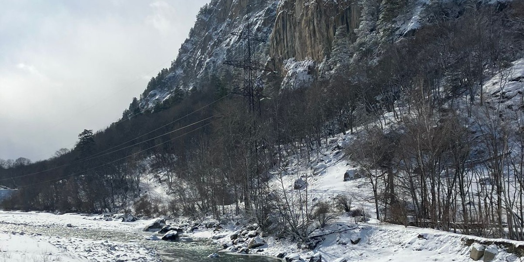 В районе Даховской, а также горных курортах Адыгеи и Кубани в субботний выходной погода принесёт микс из дождя и мокрого снега