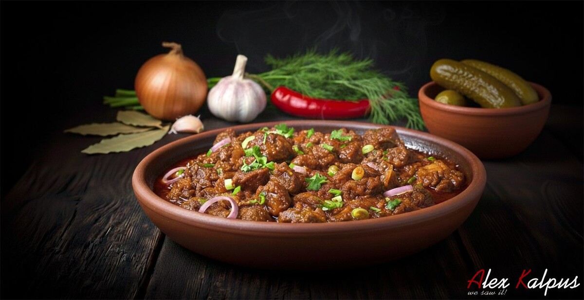 Остри из огуречного маринада: необычный рецепт грузинского соуса из говядины