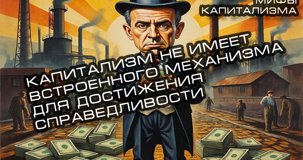Капитал стремится к самовозрастанию. Он не заинтересован в достижении социального равновесия