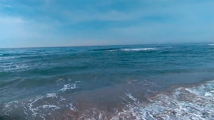 Черное море в Сочи.