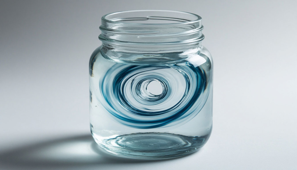 Создаём мини‑торнадо: вихри в банке 