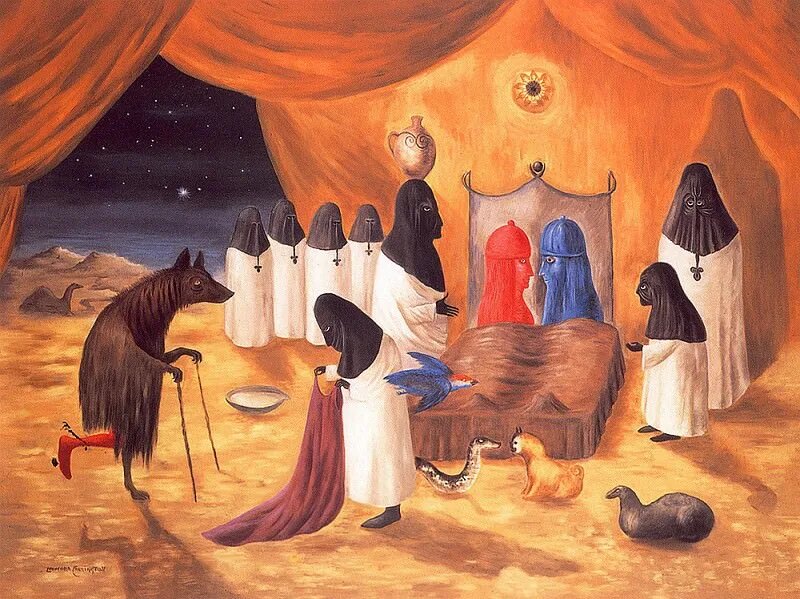 Леонора Каррингтон. Любовники. 1987