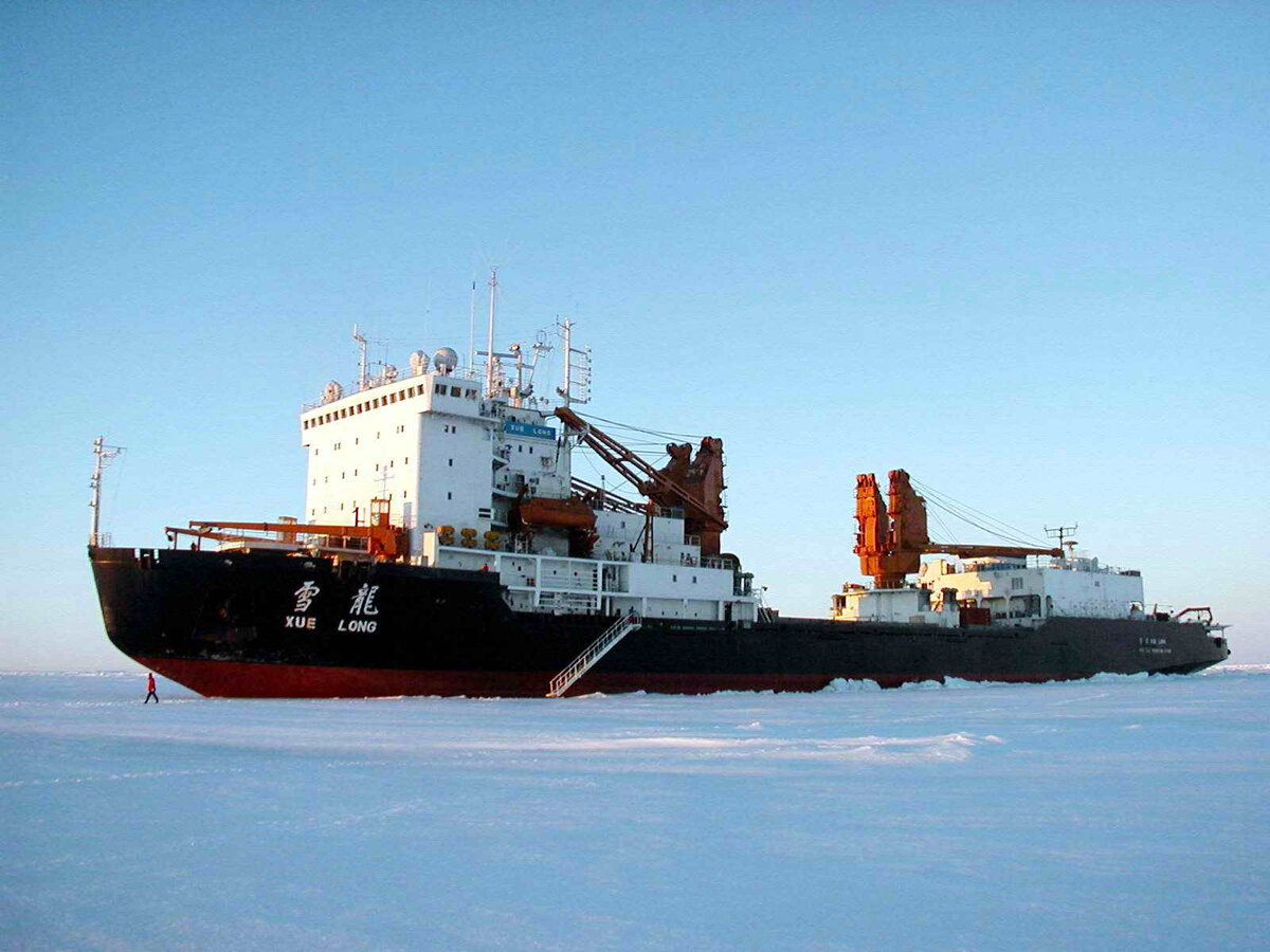 Китайская экспедиция завершала свою работу и за ней пришёл пароход