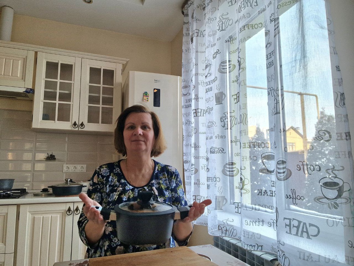 И борщ я приготовила