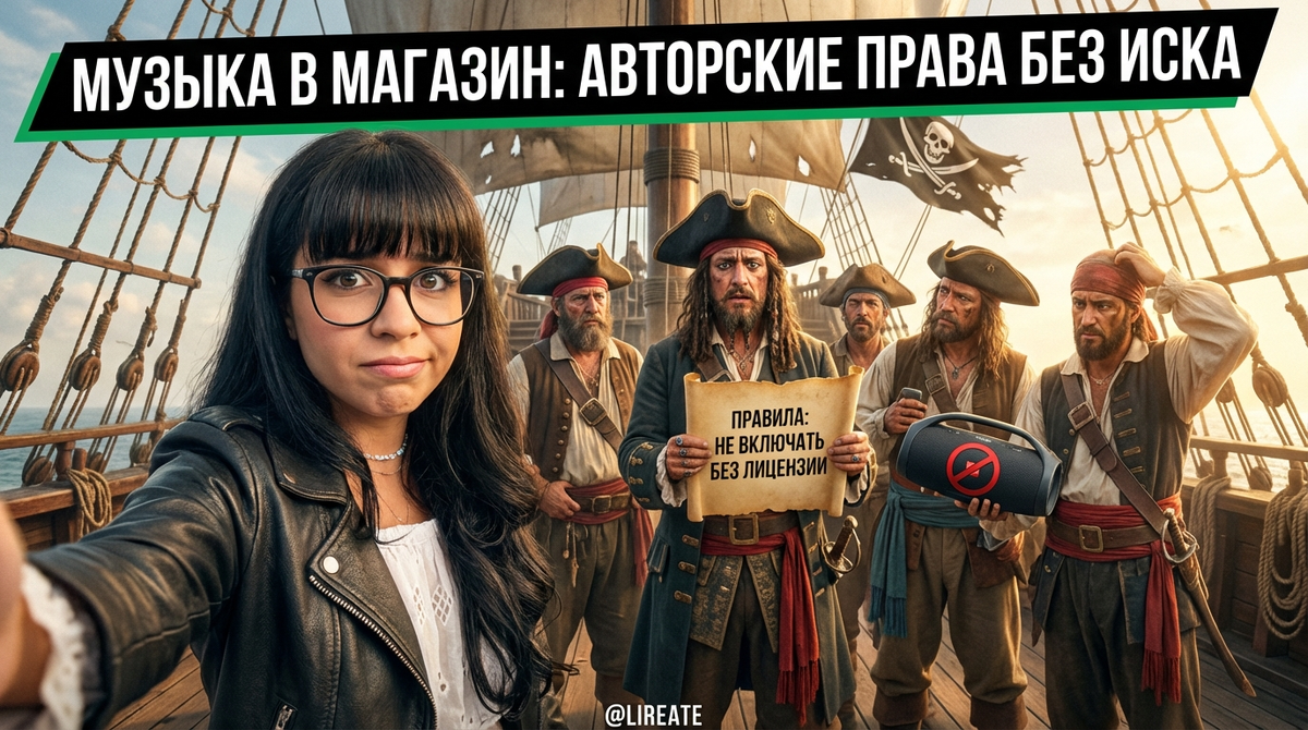    Секреты использования музыки в магазинах без риска нарушить авторские права. Лирейт