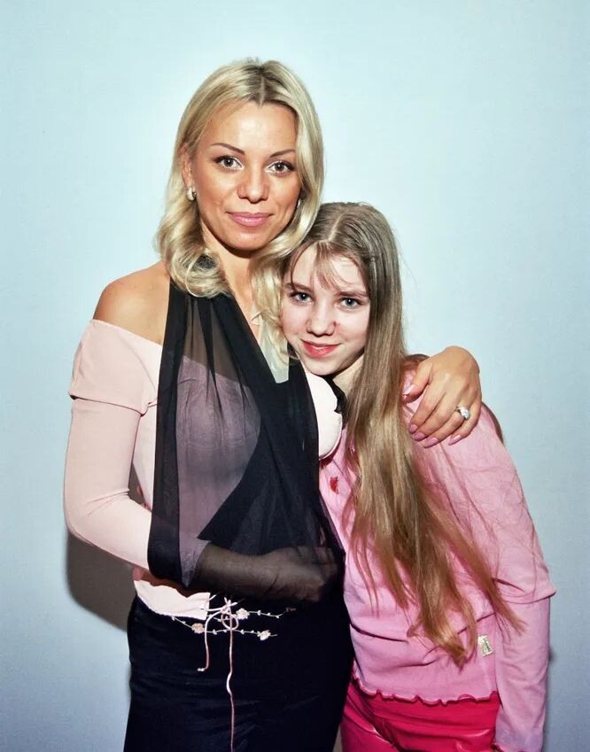 Ирина Салтыкова с дочерью.