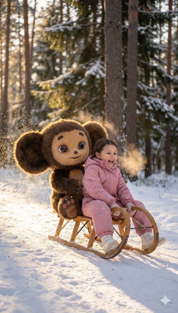 фото с Чебурашкой