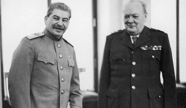 Сталин и Черчилль Фото из открытого доступа