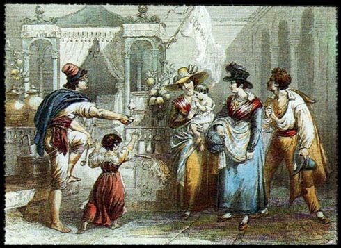 Марко Поло и его мороженое, фотграфия картины взята в открытом доступе интернета