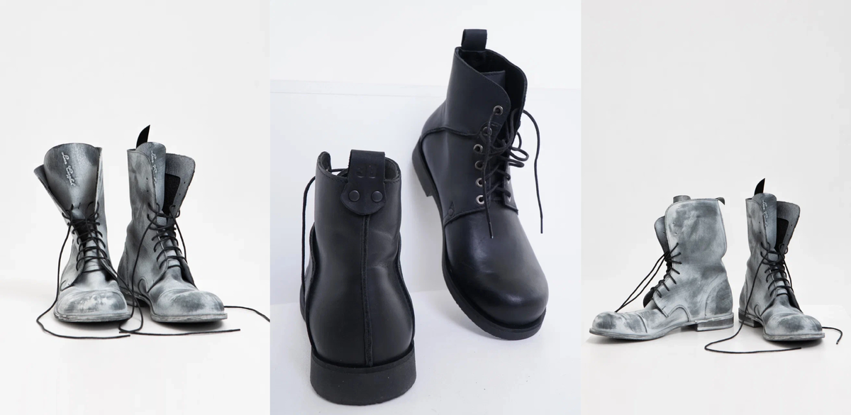 Примеры мужских кожанных ботинок be:ra