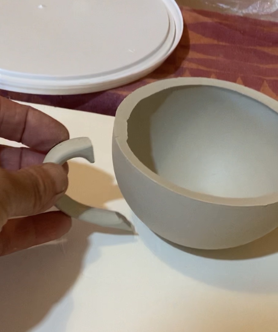 Сырые детали кружки