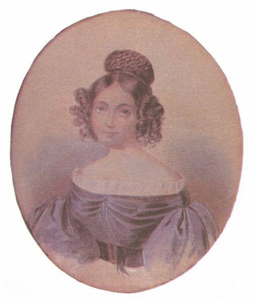 Елена Дмитриевна Видони (урожд. Бутурлина); 1820-е (худож. И. Н. Эндер) фото из интернета; здесь как иллюстрация