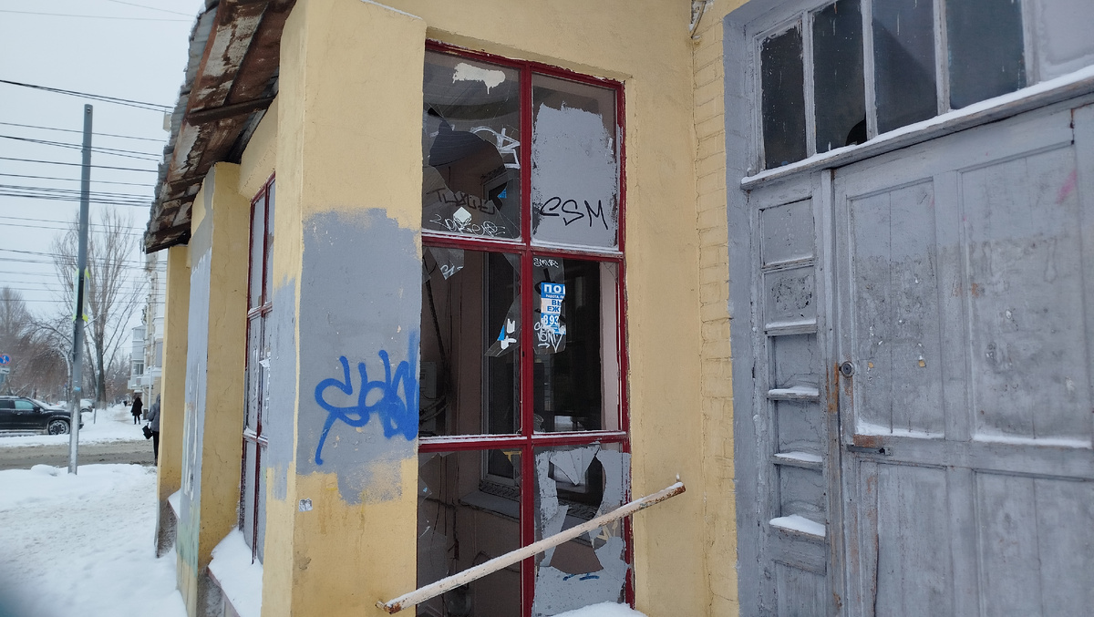 на одной из центральных улиц города