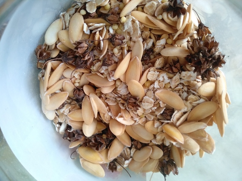 Смесь приготовленных семян