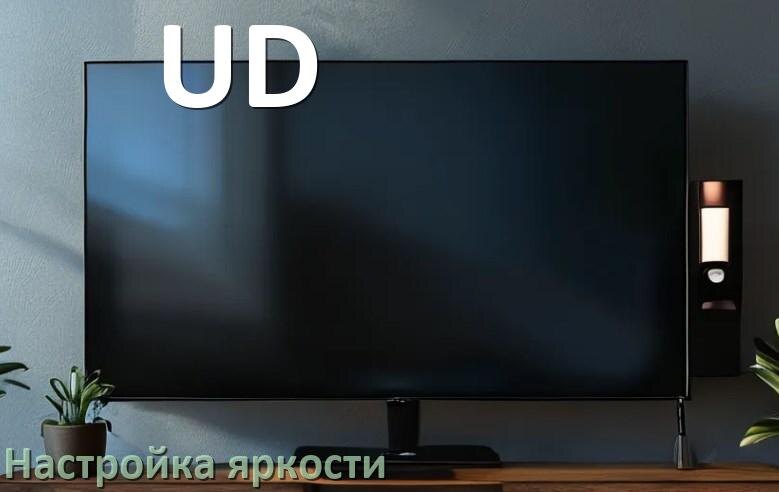 
Как на телевизоре UD настроить яркость экрана прибавить и уменьшить