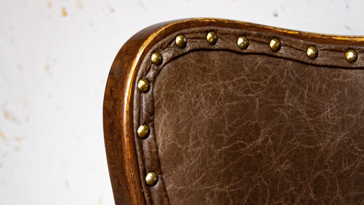 Фрагмент кабинетного кресло фабрики Thonet после реставрации