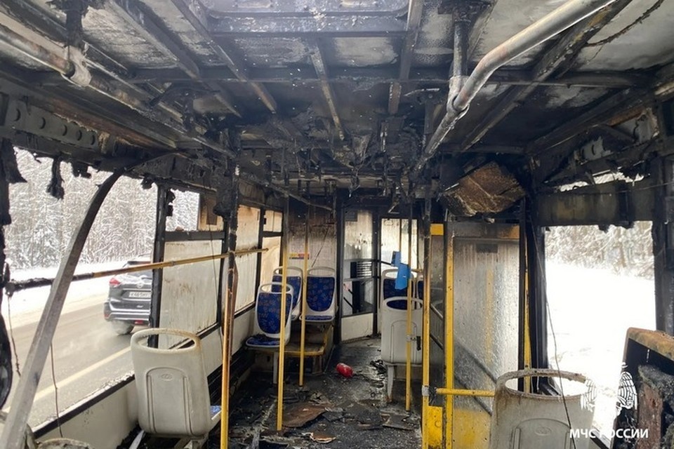    Люди не пострадали. Фото: пресс-служба ГУ МЧС по Удмуртии.