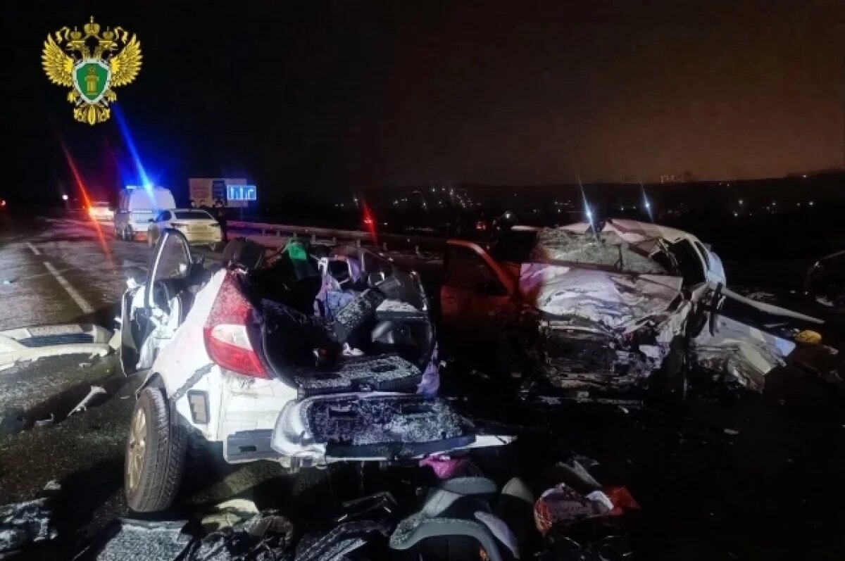    При опрокидывании авто на Ставрополье пострадали пять человек