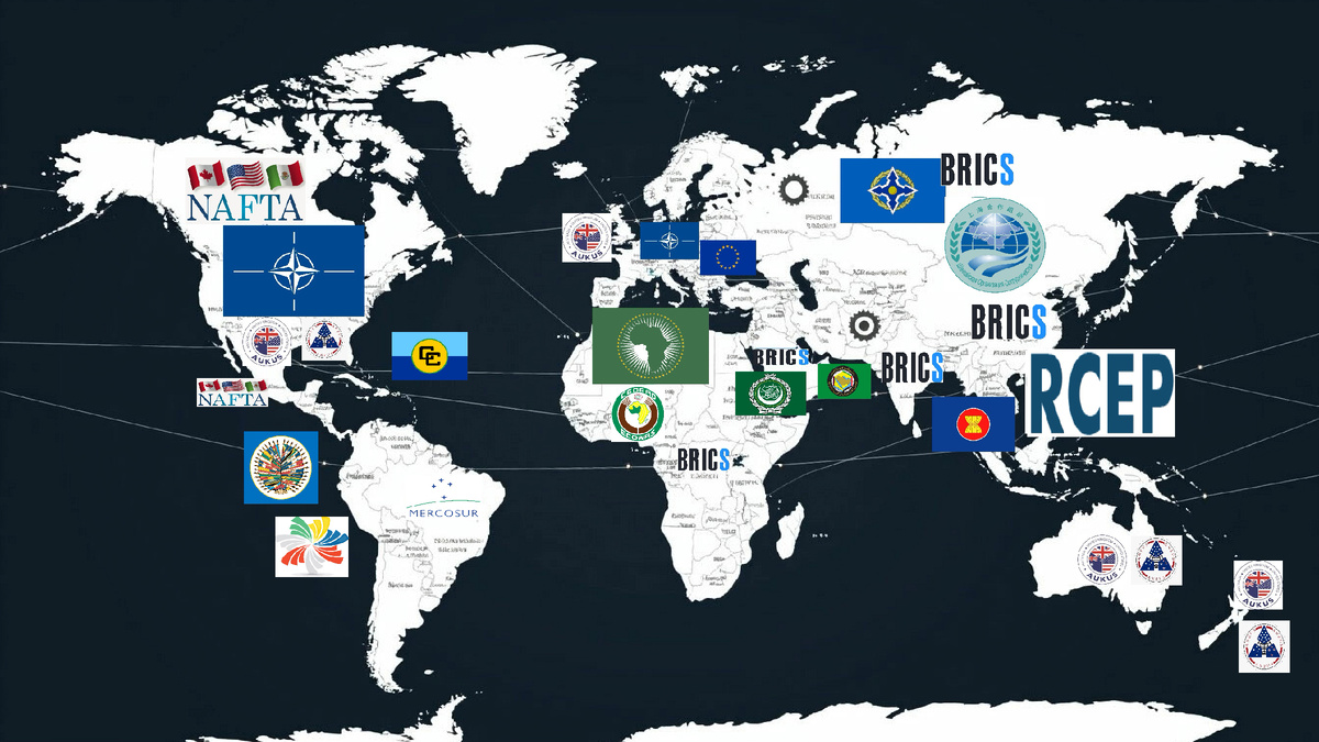 Полная карта всех союзов