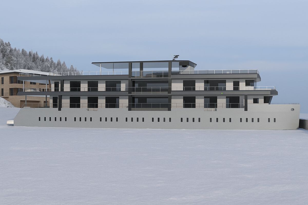 убрать гидроцикл и поставить снегоход, достать лыжи, буер, кайт и у вас много возможностей провести интересно зимнюю стоянку во льду.