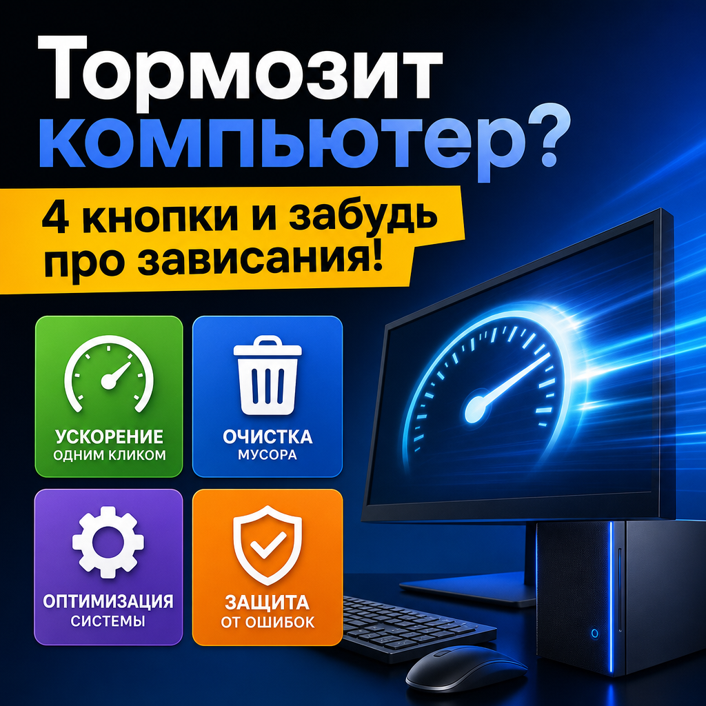Тормозит компьютер? 4 кнопки и забудь про зависания!