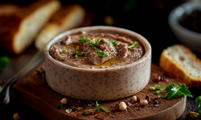 Нежный паштет из куриной печени