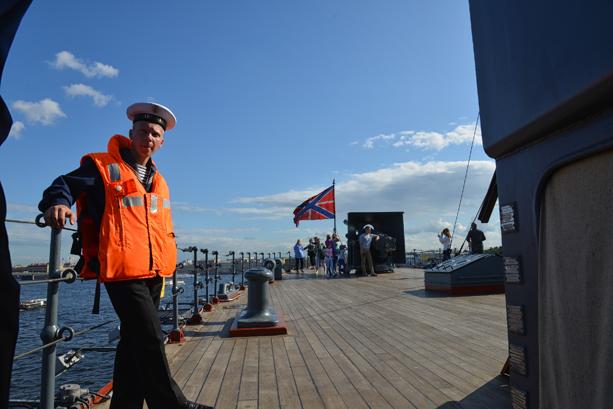 На "Авроре". Фотография Александра Новикова. 2019