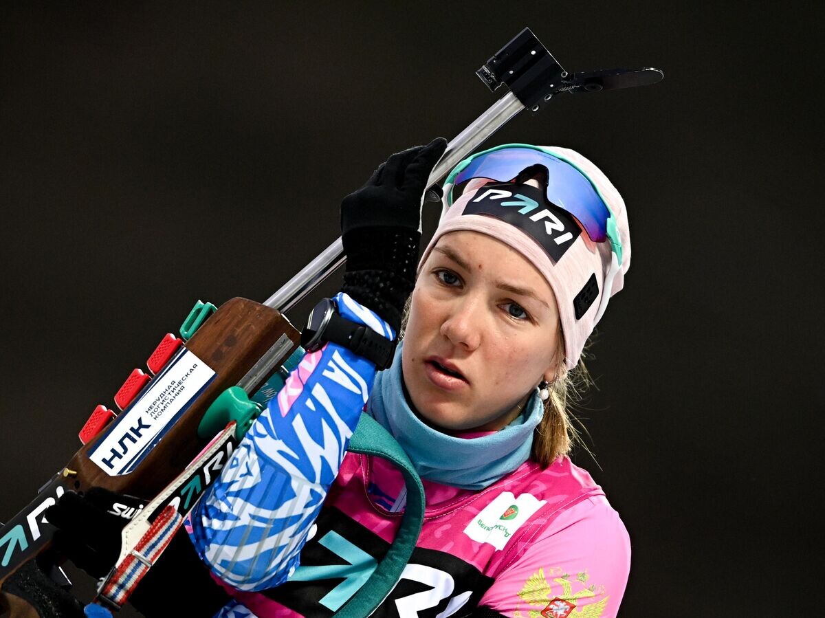    Российская биатлонистка Наталия Шевченко | © РИА Новости / Алексей Филиппов