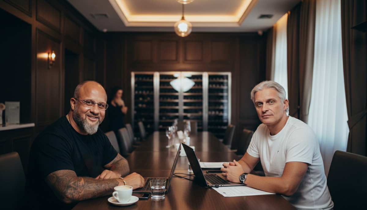 Олег Юрьевич Тиньков и Георгий Александрович Жуков