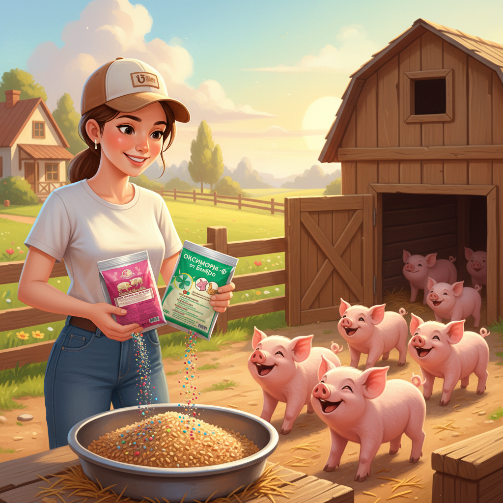 Супер-усилитель: «Оксинорм» — оптимизатор пищеварения! Совместно с «Даром Велеса» он усиливает действие премиксов, нормализует ЖКТ, улучшает усвоение корма и снижает риски невирусной диареи.