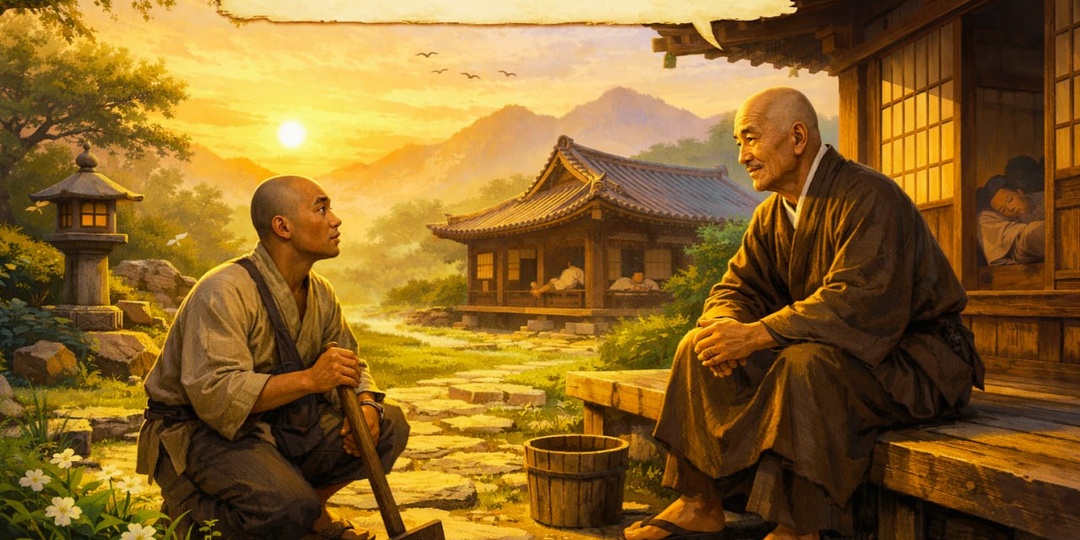 Скажи, для кого ты работаешь? - притча о монахе, который осуждал других за лень