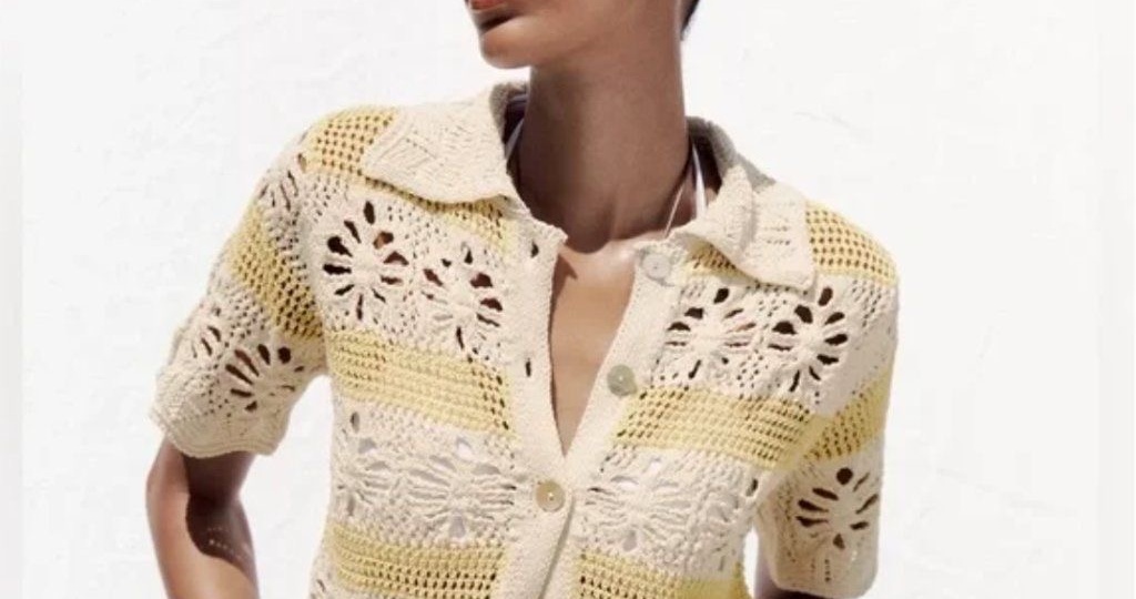 Женские кофточки с коротким рукавом. Топ - 10 вязаных идей.Схемы, описания.