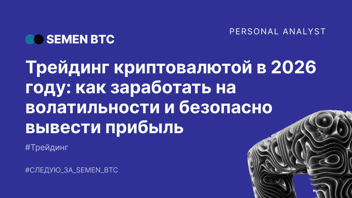 Трейдинг криптовалютой в 2026 году: как заработать на волатильности и безопасно вывести прибыль