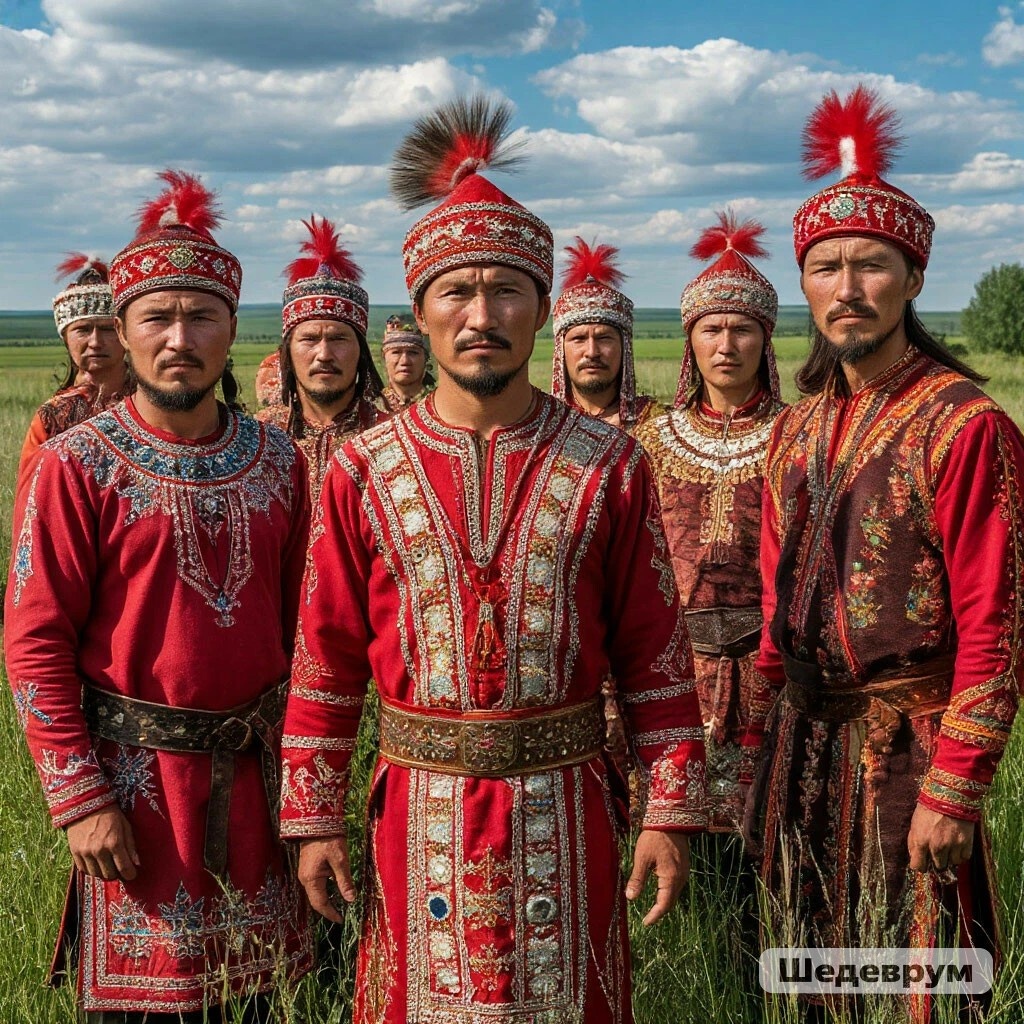 Центральноазиатские предки чуваш по ИИ